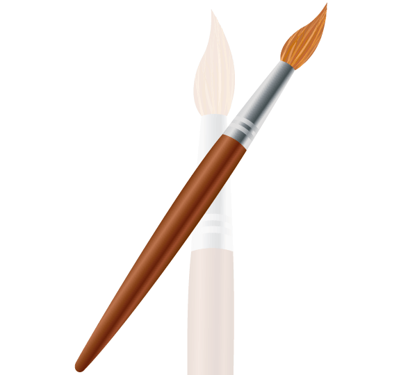 600x540 Free Paint Brush, Vector File
