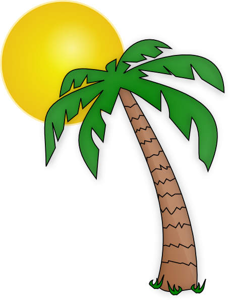 456x595 Clipart Palm Tree
