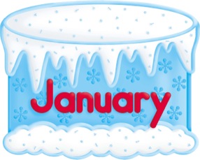 286x229 Free Clipart Birthday January