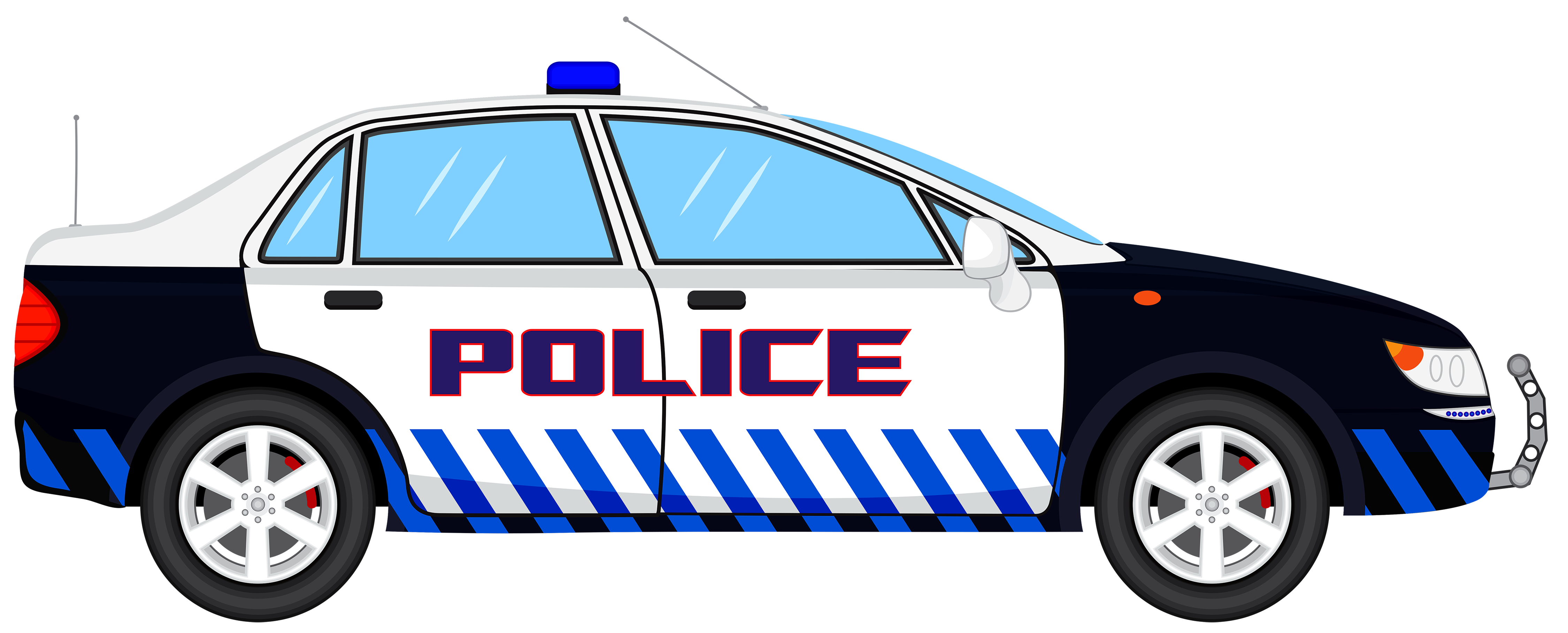 4500x1817 Clipart Police Car Many Interesting Cliparts