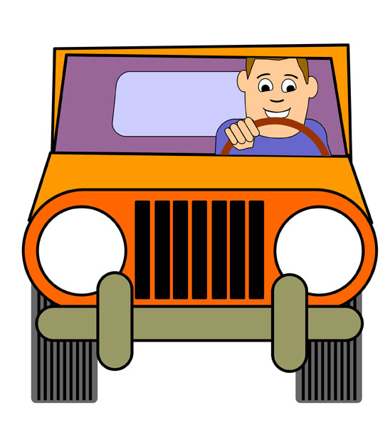 548x600 Driving Clipart Guy