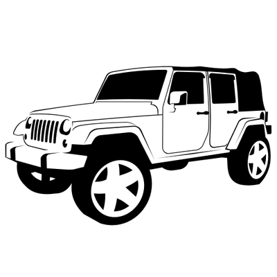400x400 Jeep Clip Art, Vector Jeep