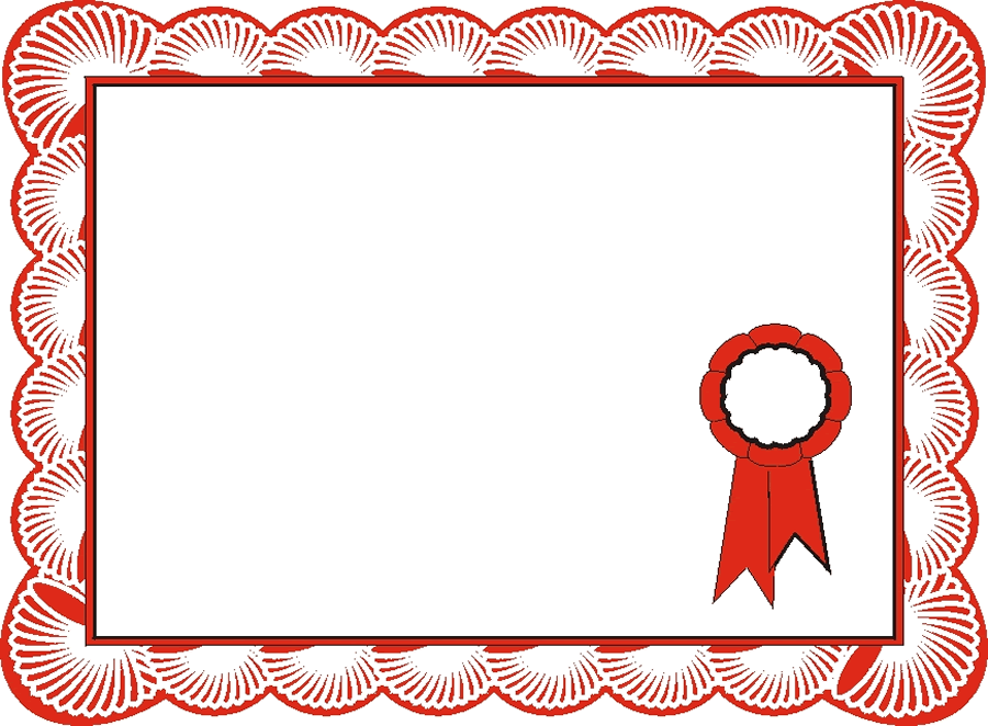 900x662 Kids Certificate Border