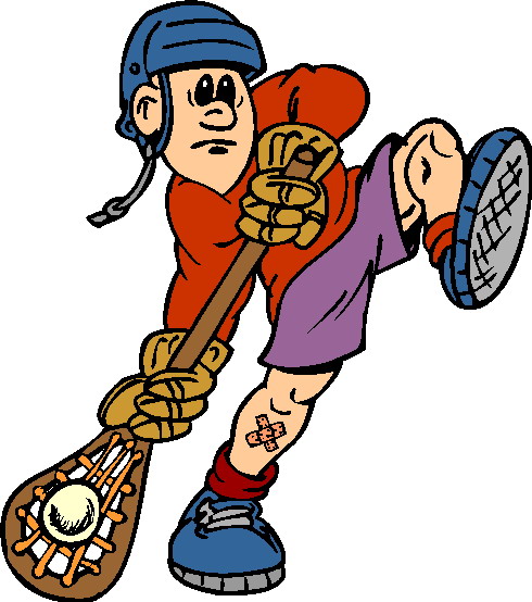 490x554 Lacrosse Clip Art