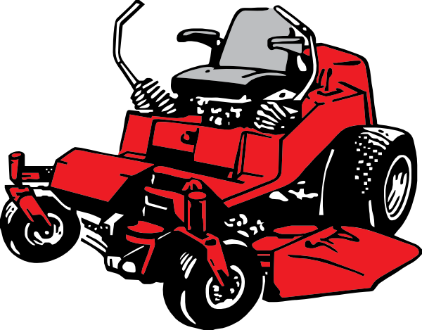 600x469 Lawn Mower Clip Art