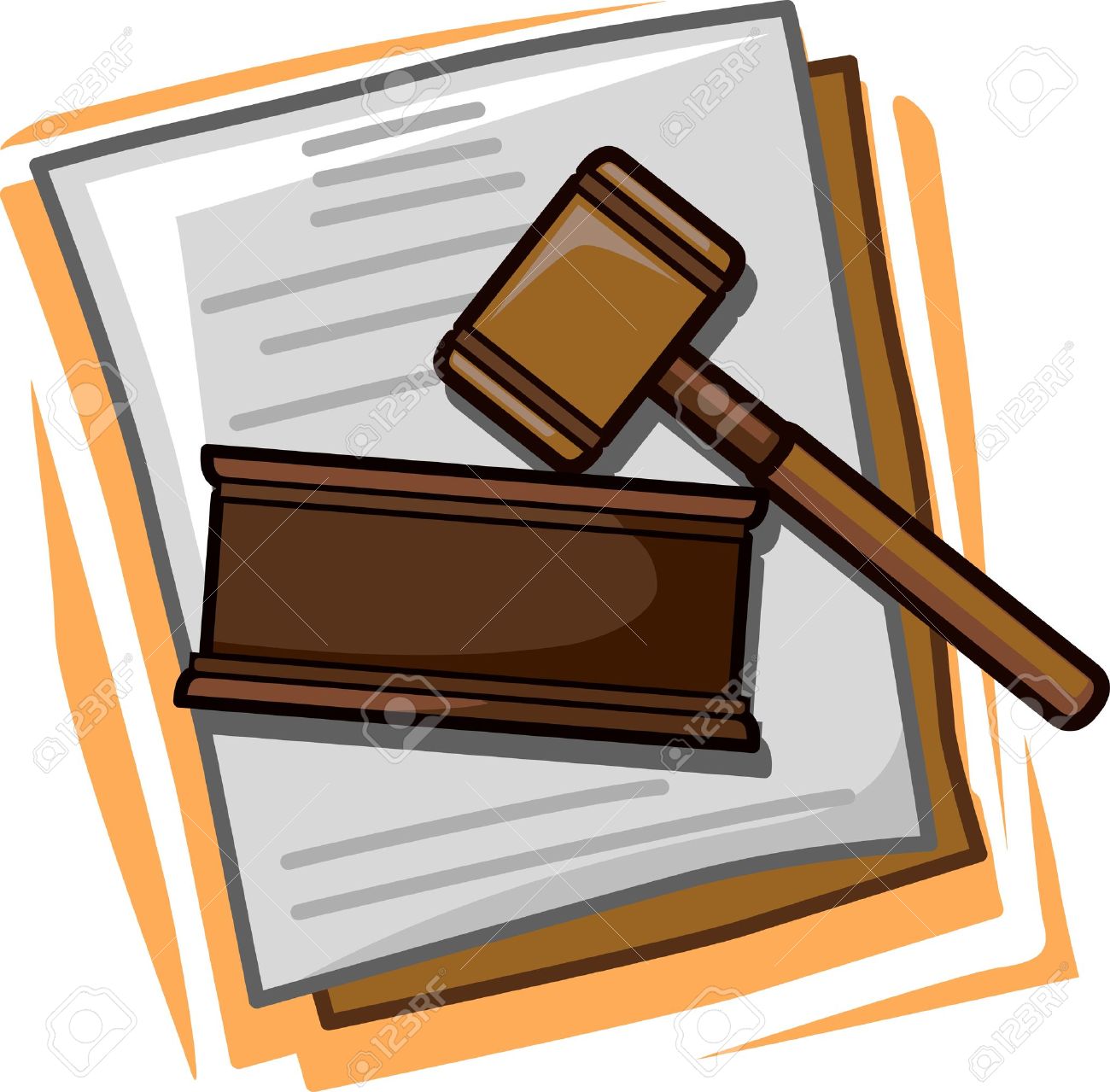 1300x1279 Illustration Of Icons Representing Law Stock Photo, Picture