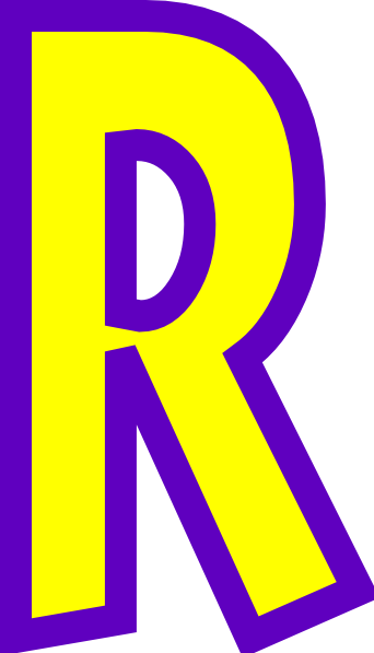 342x597 Letter R Clip Art