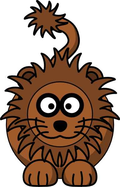 384x598 Cartoon Lion Clip Art Free Vector 4vector
