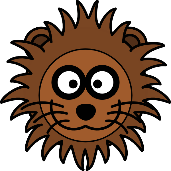 600x600 Free Lion Head Clipart Image
