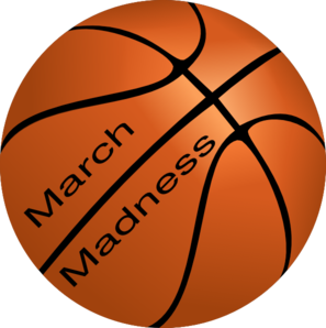 297x298 March Madness Basketball Clip Art