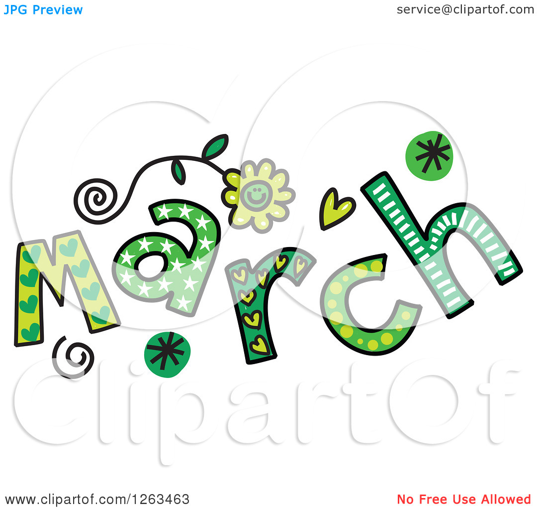 1080x1024 Free March Clip Art