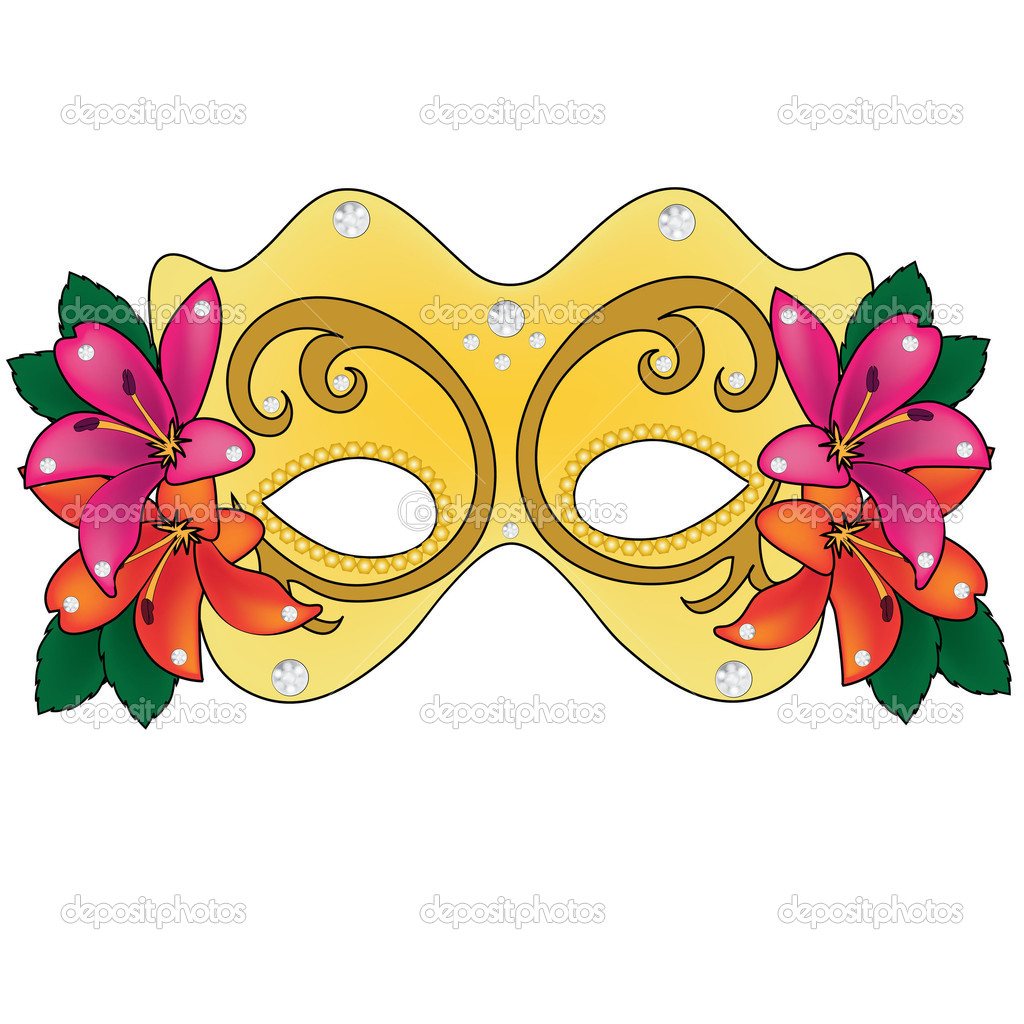 1024x1024 Mardi Gras Mask Clipart
