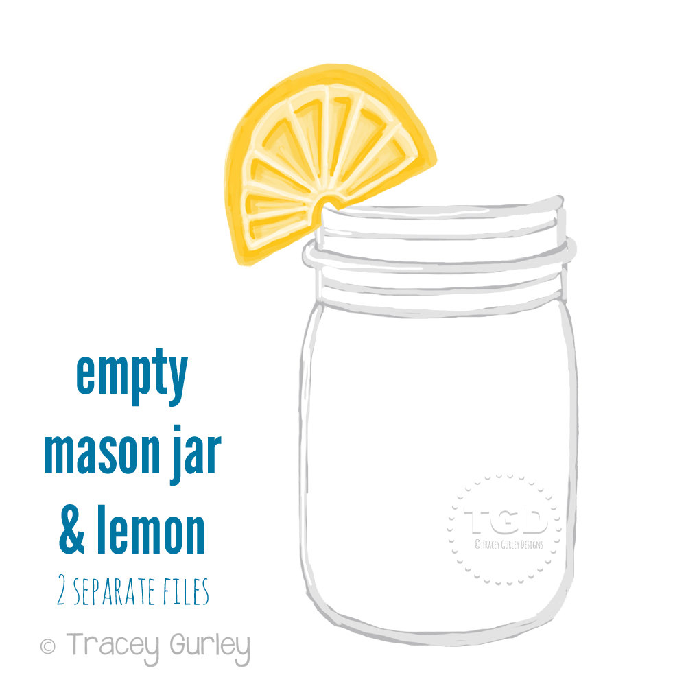 1000x1000 Clip Art Mason Jar Clip Art