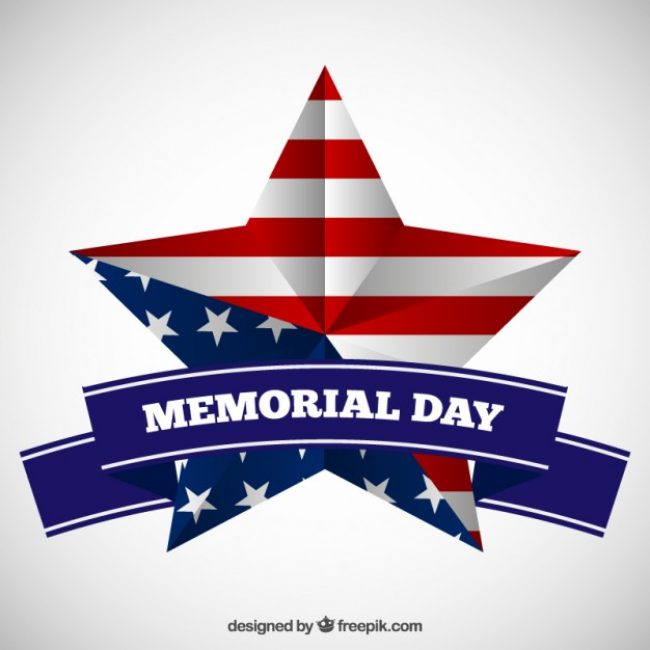 650x650 Free Vector Memorial Day Star
