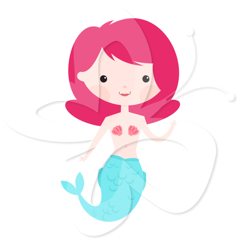 801x800 Mermaid Clipart Pink Mermaid