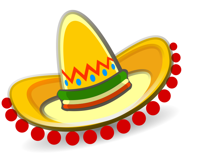 800x661 Spanish Clipart Sombrero