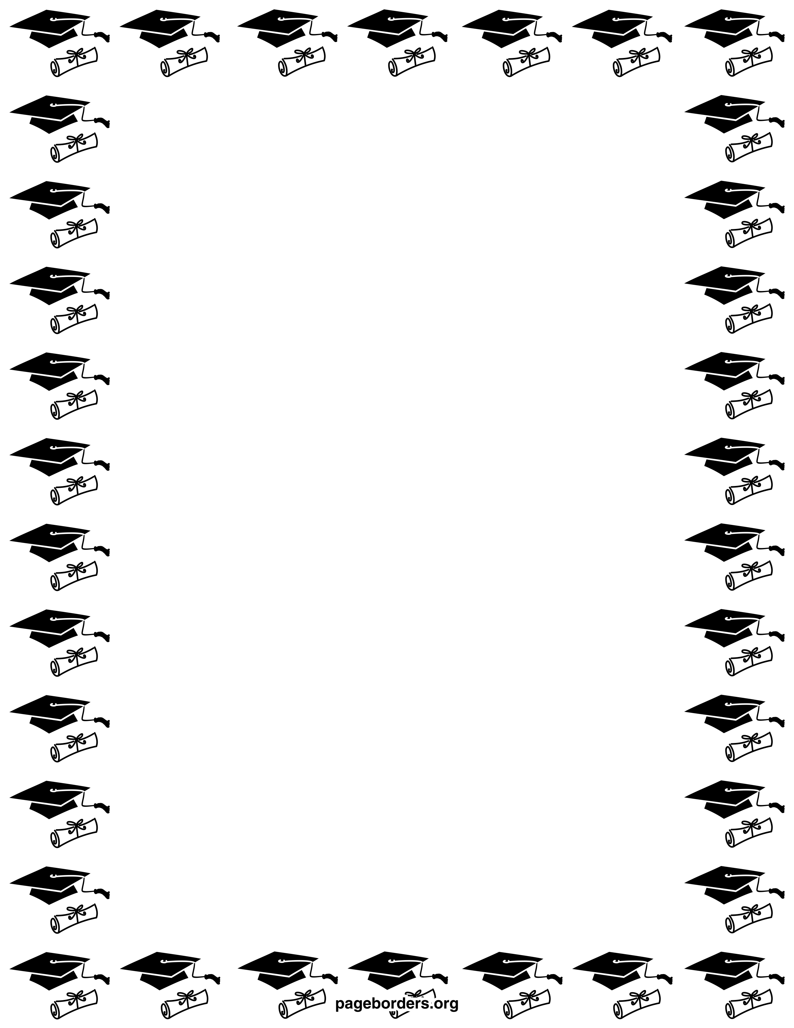 2550x3300 Music Note Border For Microsoft Word Free