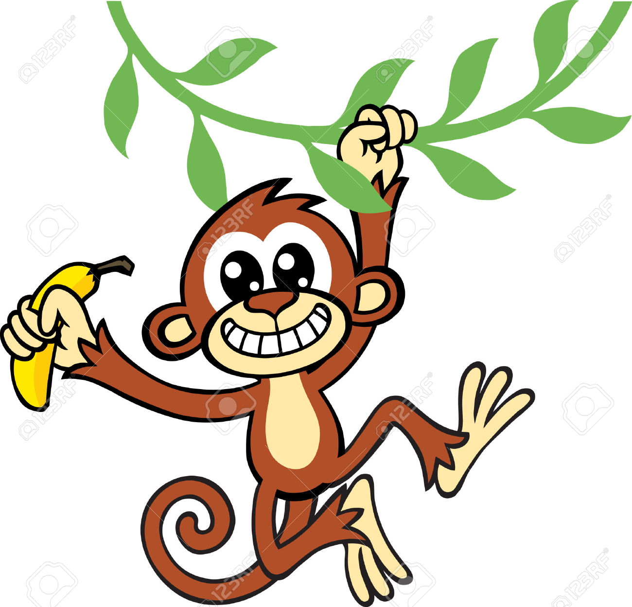 1300x1248 Top 95 Monkey Clipart