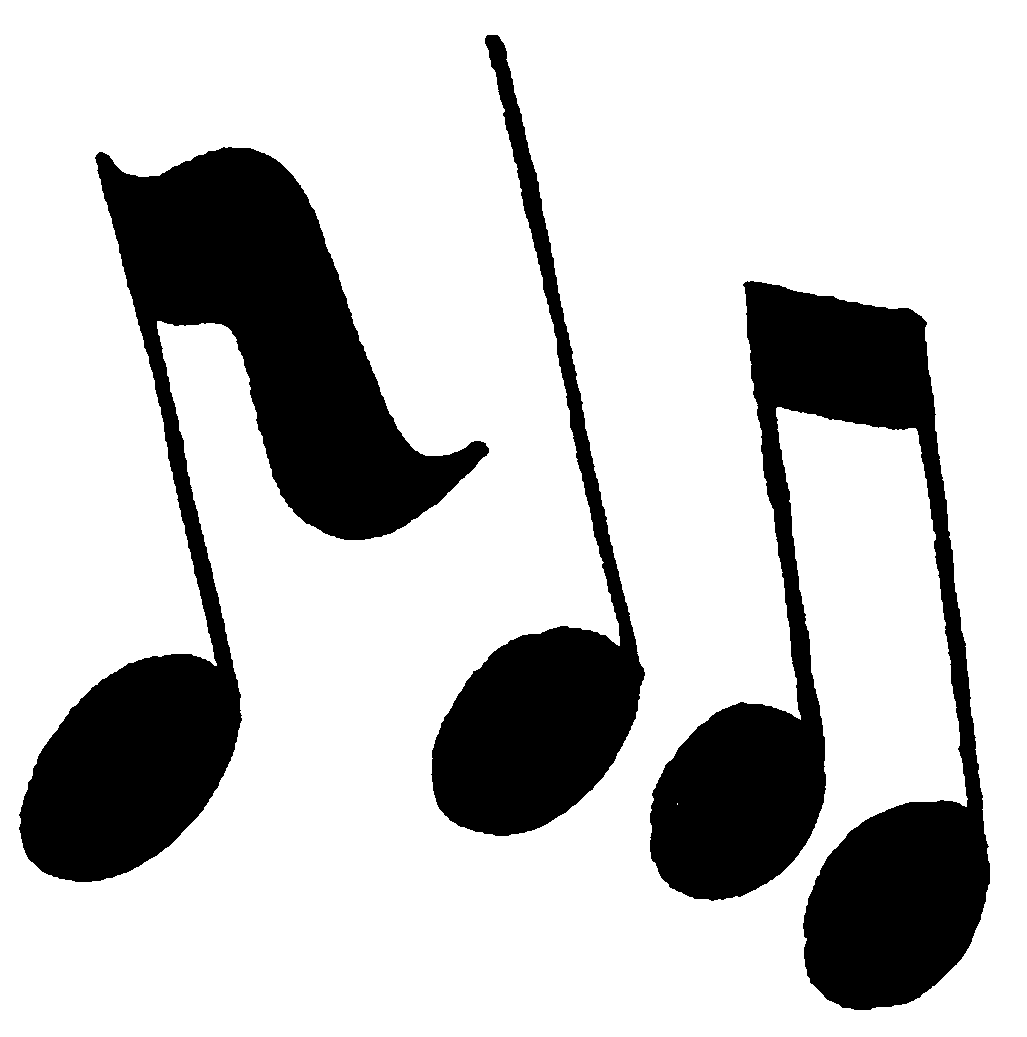 1027x1037 Free Music Notes Clipart Black And White Image