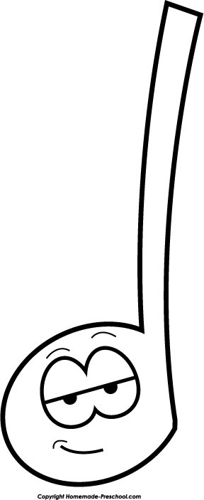 288x703 Free Music Notes Clipart