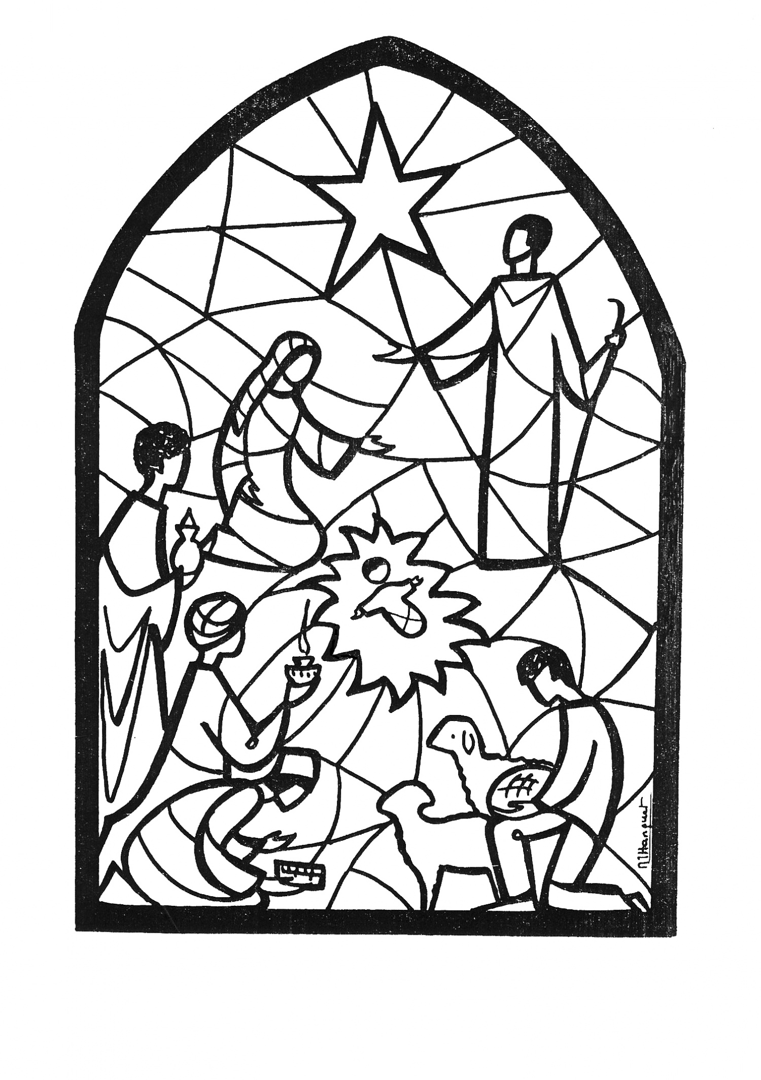 1500x2127 Nativity Craft, Free Printable Christmas Nativity