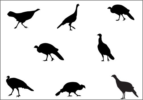 502x352 Thanksgiving Silhouette Clip Art