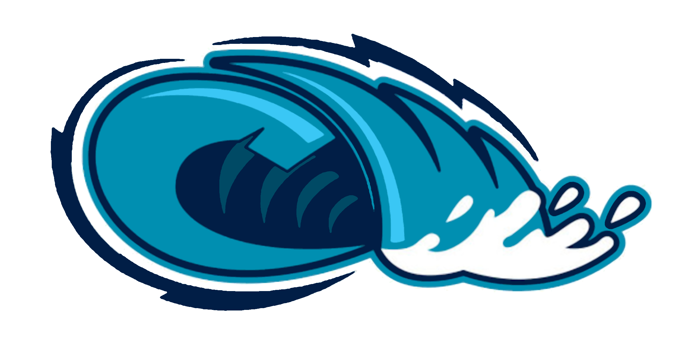 2343x1204 Ocean Clipart Tidal Wave