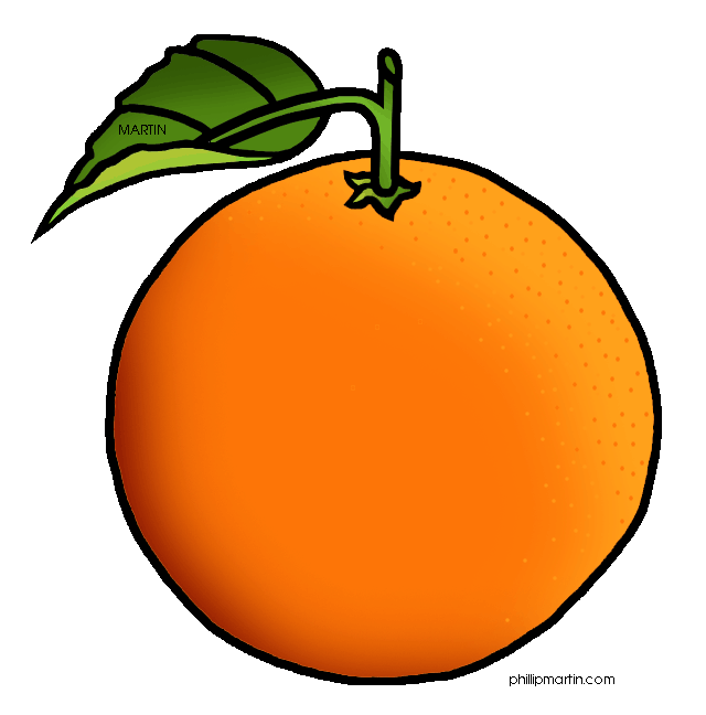 640x648 Clip Art Orange