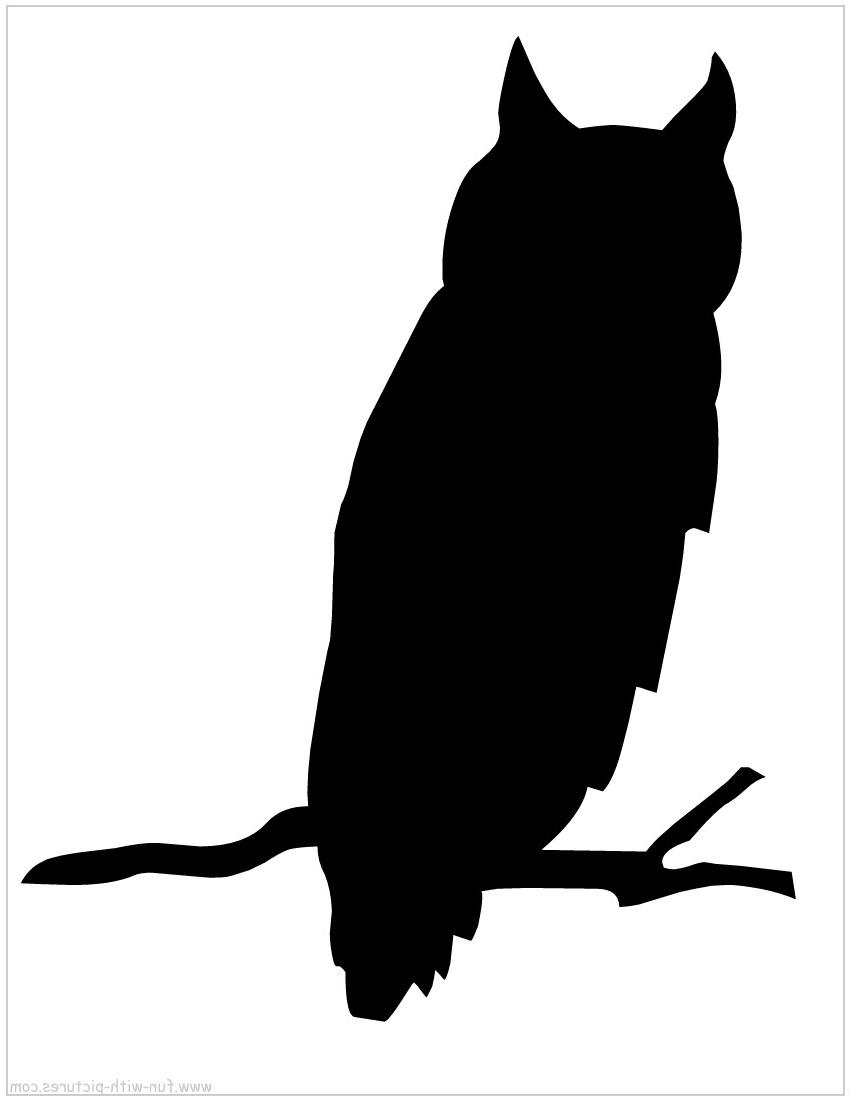 850x1100 Hd Silhouette Clip Art Free Clipart Owl Images