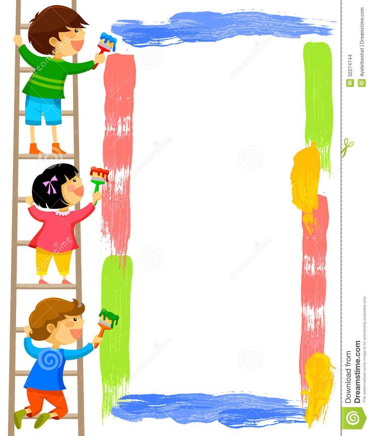 736x865 Painting Clipart Kid Painting