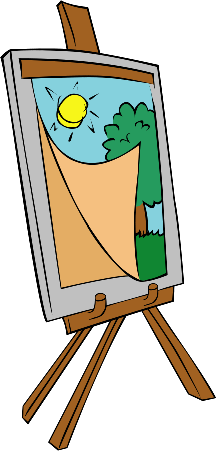 431x900 Clipart Painting
