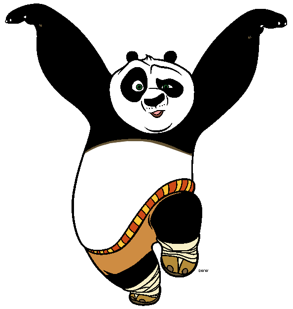 594x626 Kung Fu Panda Clip Art Images