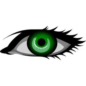 300x300 Green Eyes Clipart