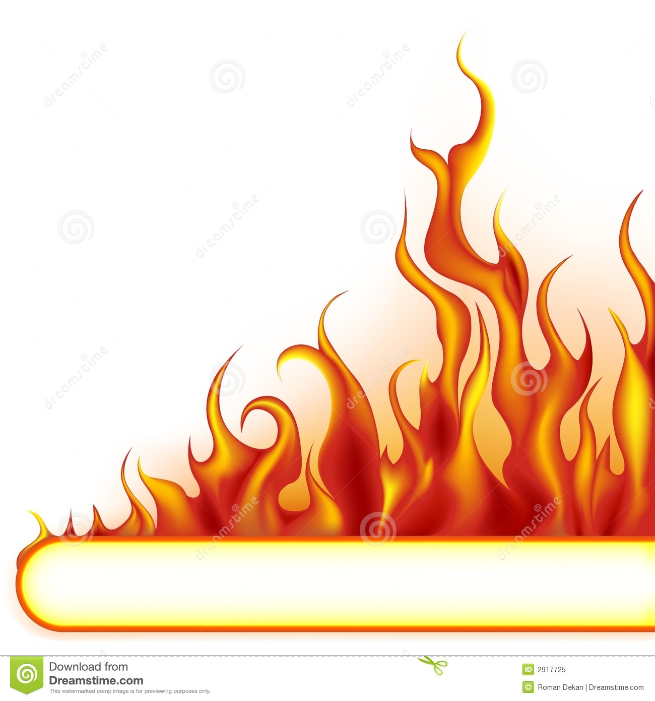 1300x1390 Fire Clipart Banner