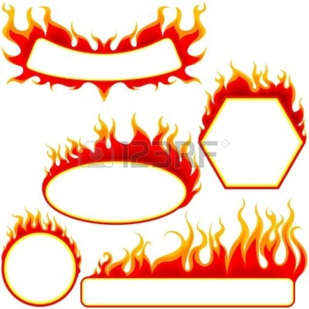 1200x1200 Free Fire Border Clip Art