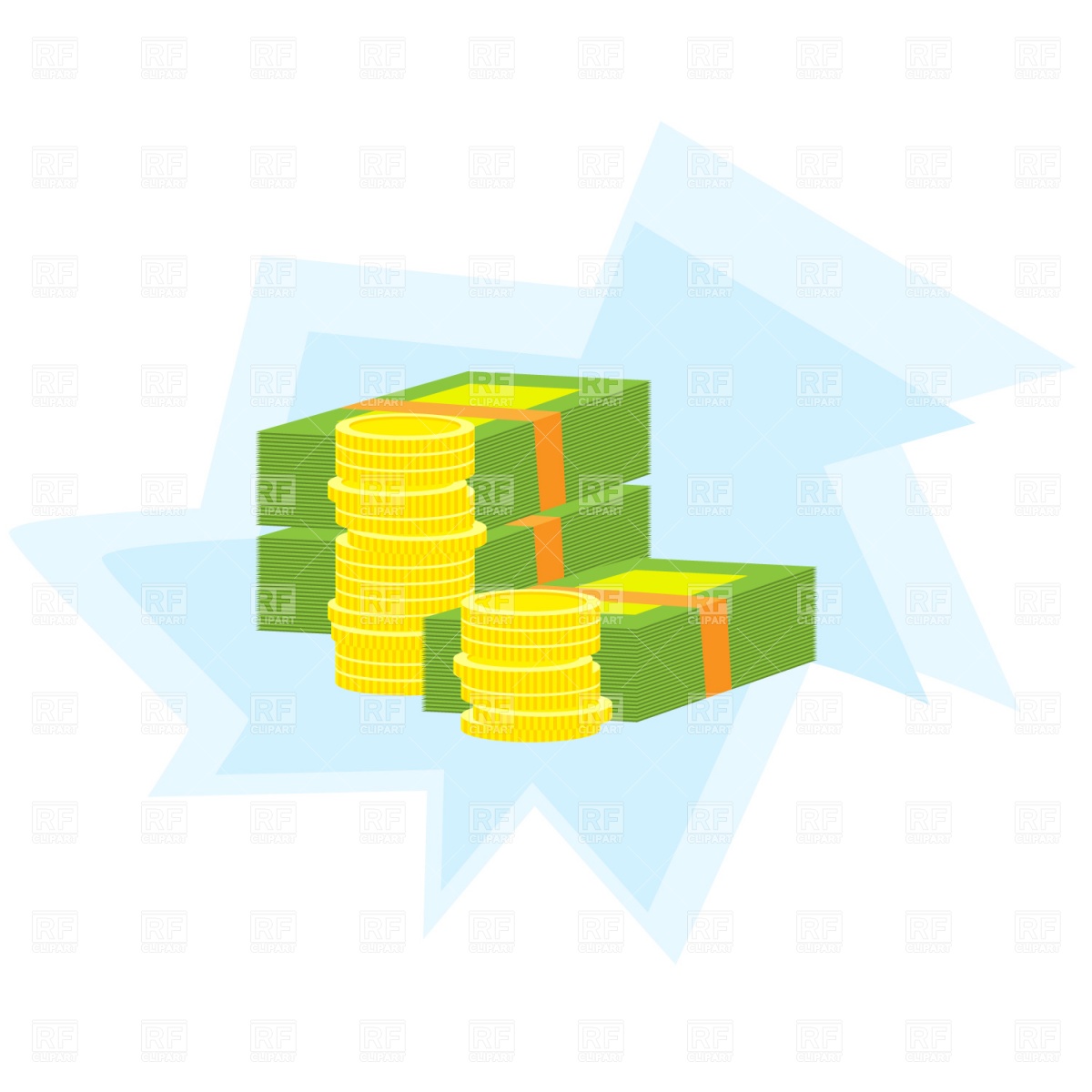 1200x1200 Stack Of Cash Royalty Free Vector Clip Art Image