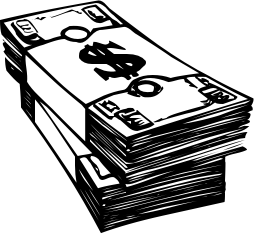 259x240 Stacks Of Money Clipart