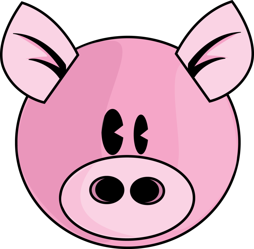 830x813 Pig Clipart Pig Face