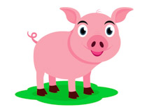 210x153 Free Pig Clipart