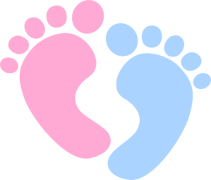 299x255 Baby Feet Clip Art