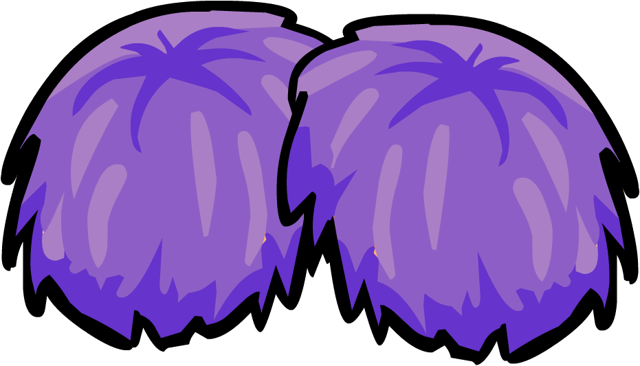 931x533 Purple Pom Poms Clipart