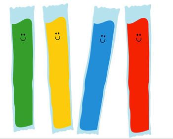 350x280 Popsicle Clipart Divider
