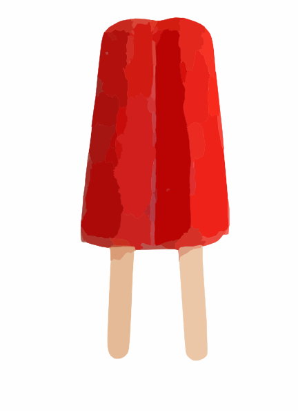 432x595 Red Double Popsicle Clip Art