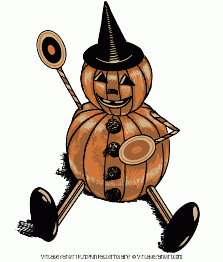 450x529 Free Printable Vintage Halloween Clip Art Fun For Christmas