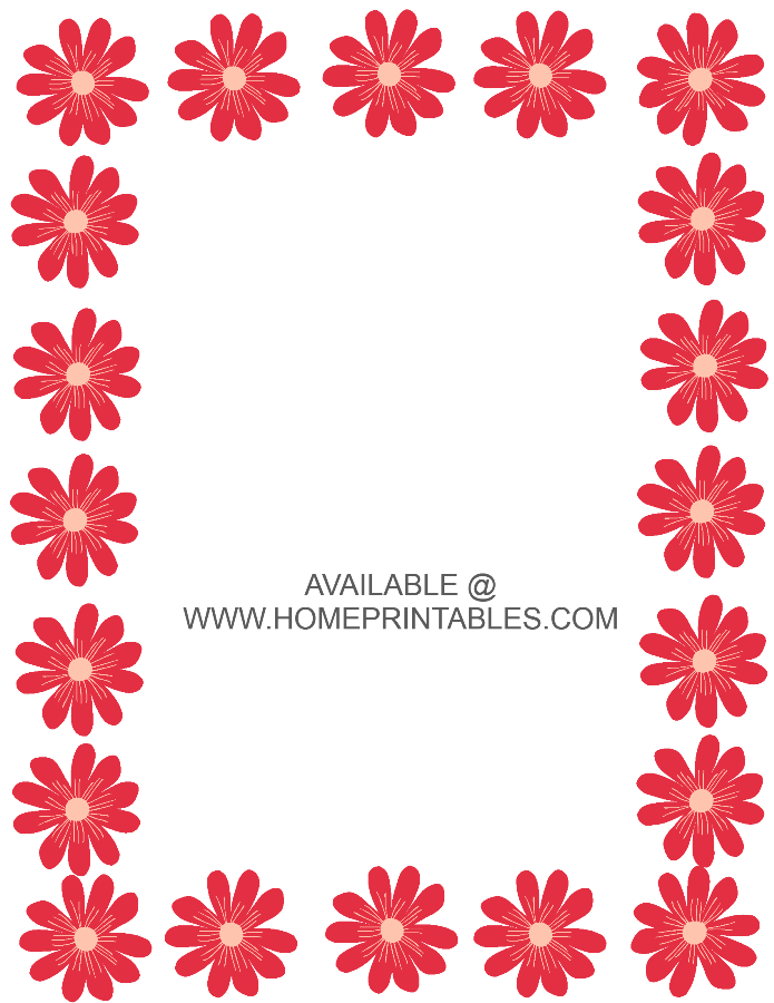695x900 Free Flower Border Unique Amp New Designs!