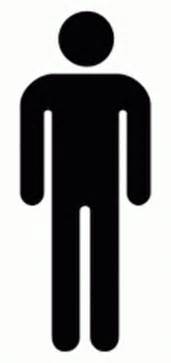 171x363 Mens Bathroom Sign Clip Art