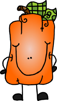 198x350 Free Pumpkin Clipart By Littlechucklesandhoneysuckles Tpt