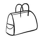 170x154 Purse Clip Art