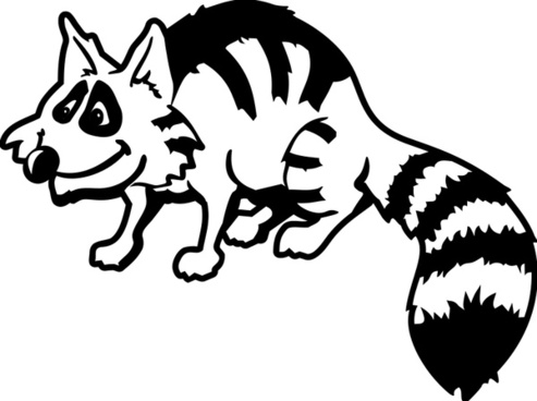 493x368 Vector Raccoon Free Vector Download (32 Free Vector)