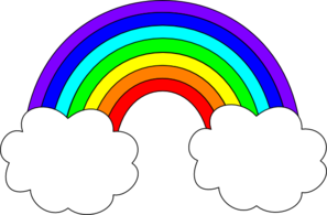 297x195 Rainbow Clipart Black And White Free Images
